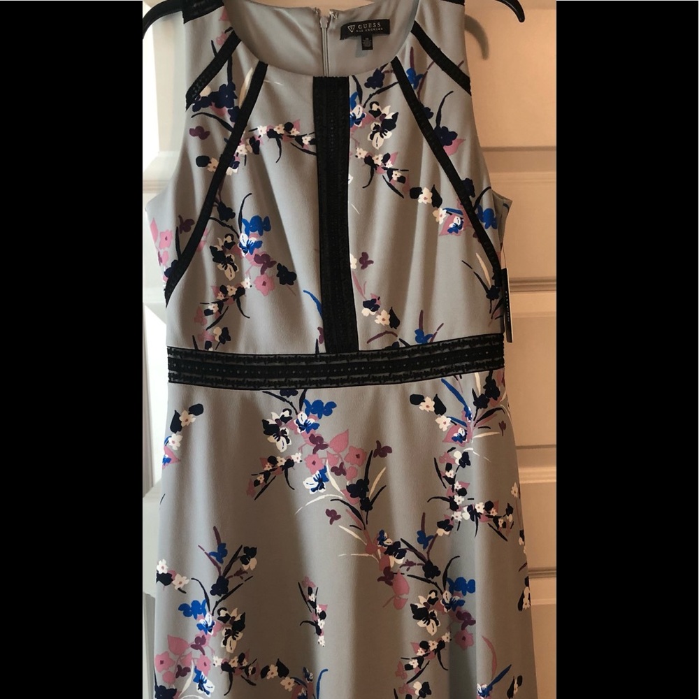 Guess floral dress size XL multi color